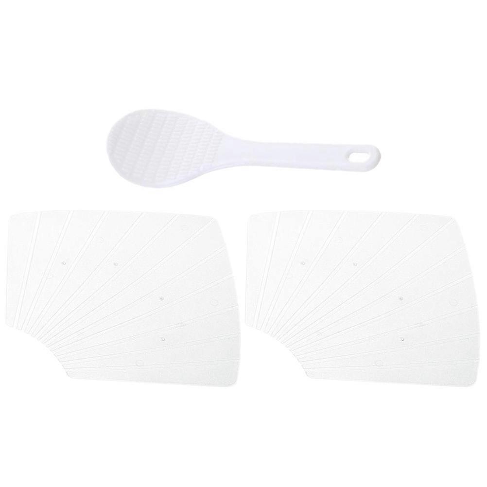 DIY Rice Ball Mold Set for Home Use 1Set Hand Roll Sushi Maker White