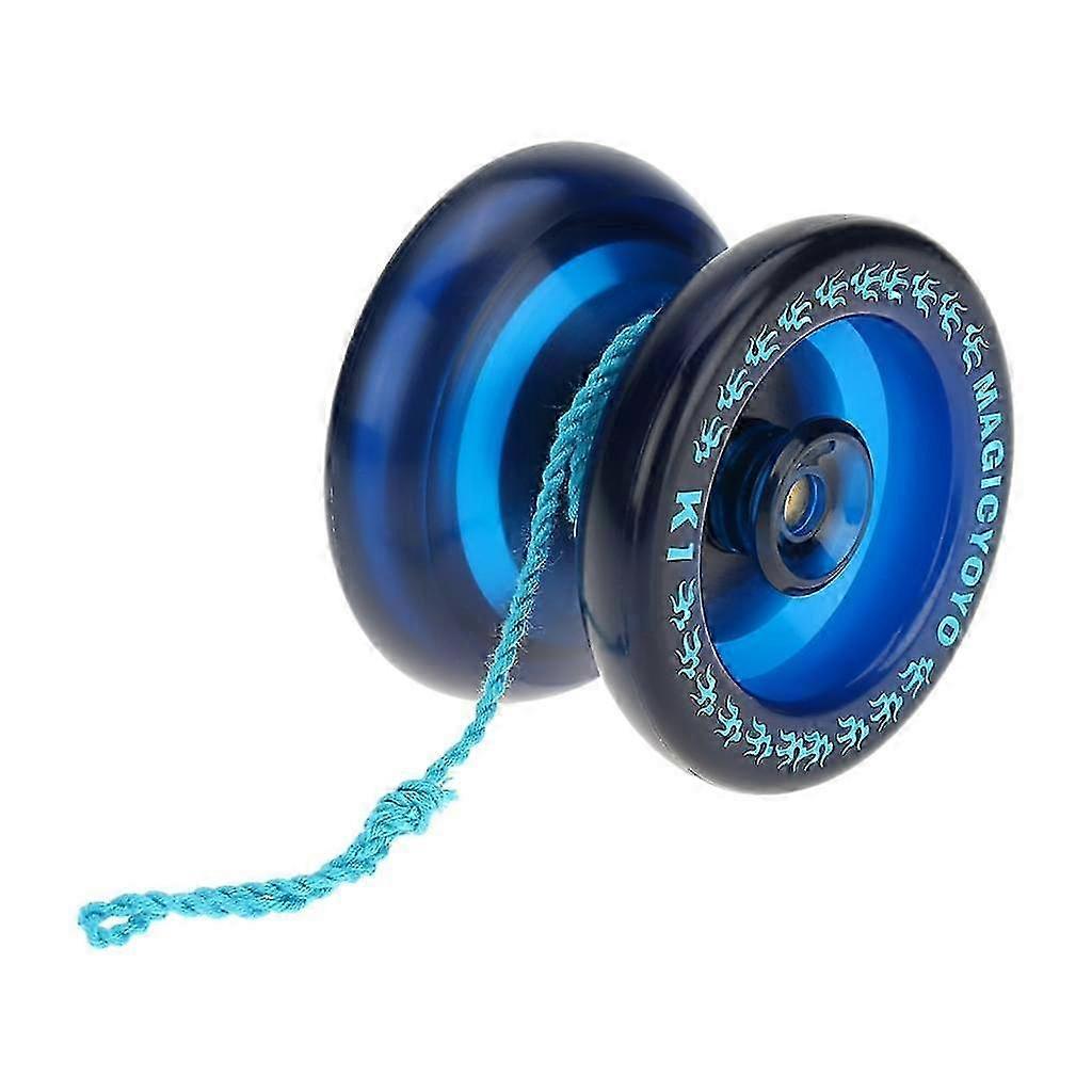 2025 Magic Yoyo K1 Spin ABS Yoyo 8 Ball KK Bearing with Spinning String for KidsBlue