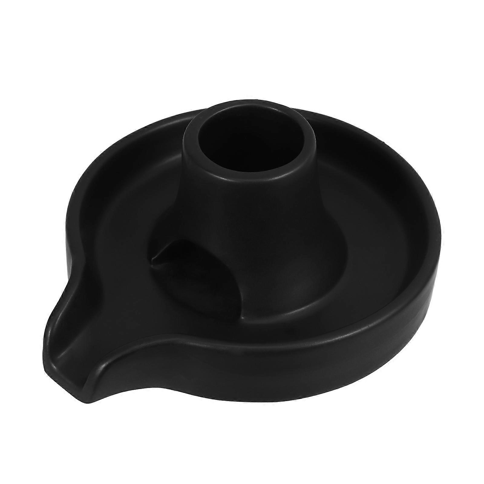 Ceramic Palo Santo Holder Burner Black for Storage with Intricate Patterns Desktop Decor