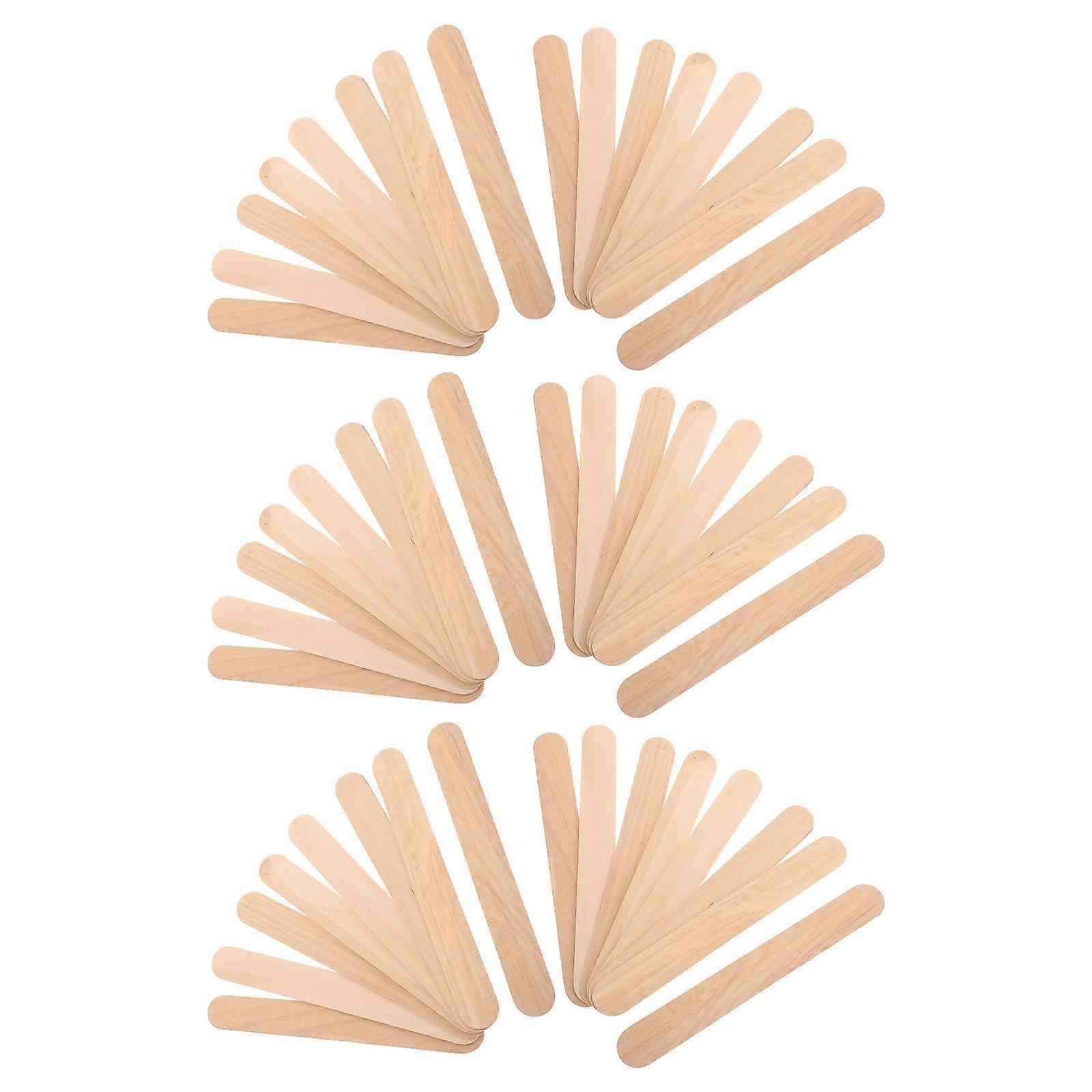 Wooden Craft Sticks for DIY Ice Cream Making 200Pcs Multi Color Sticks