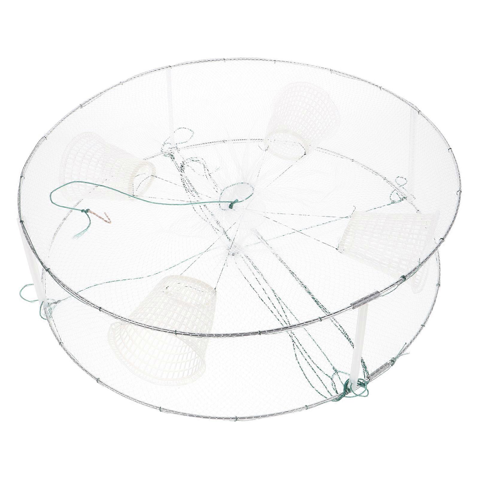 Fishing Trap Multi-Functional Shrimp Trap Net for Crab Drop Net 2Pcs