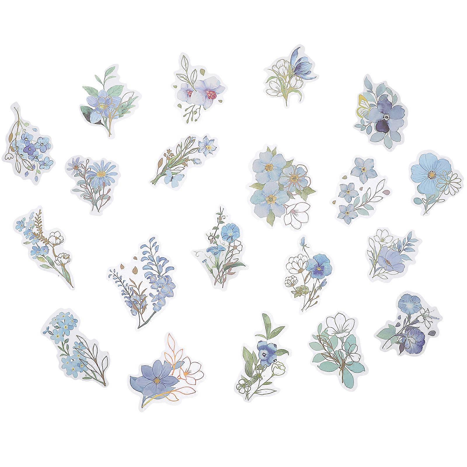 Floral Scrapbooking Stickers 5 Sets For Card Making And Journaling With Assorted -Adhesive Design