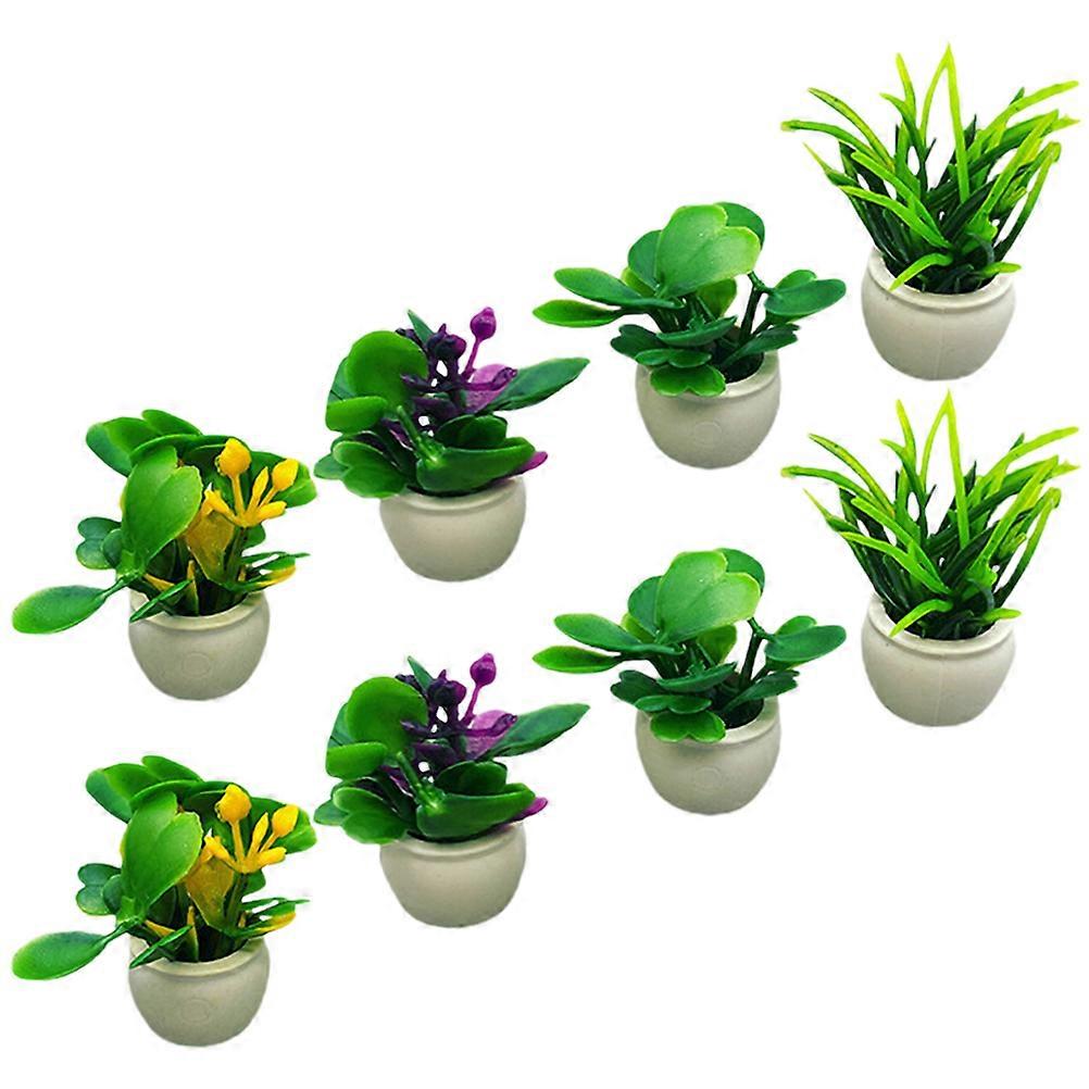 Tiny Plants Miniature Potted Plants for Decoration 32Pcs Set