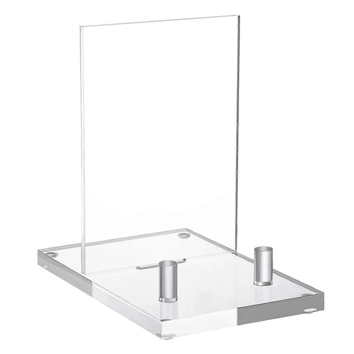 Acrylic Easel with Pegs, Stand for Pictures,Clear Acrylic