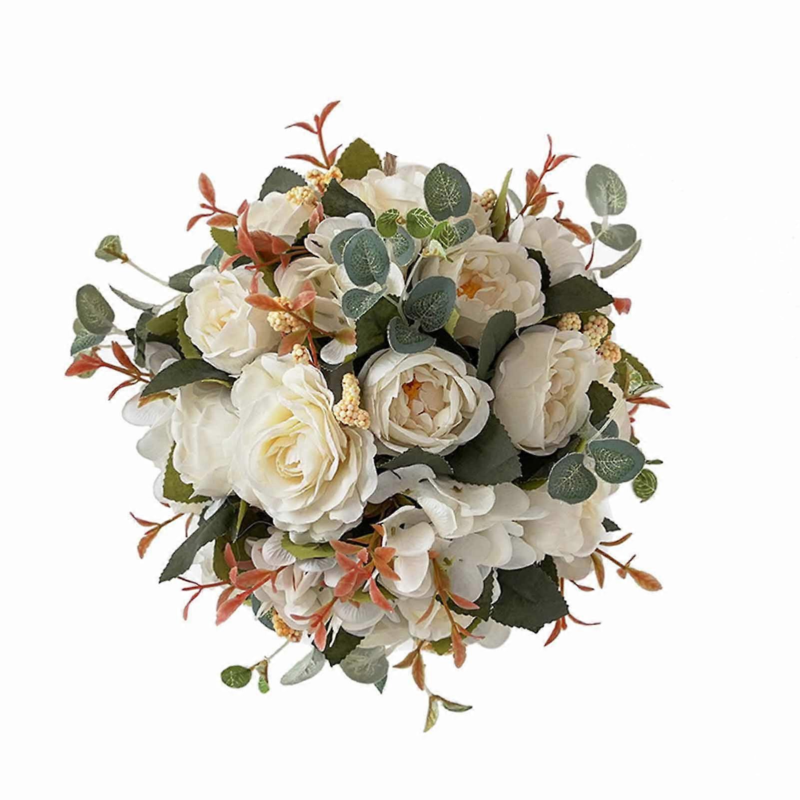 アーティフィシャルフラワーボール永遠にリアルなプラスチックカラフルな吊り下げフラワーボールホーム用