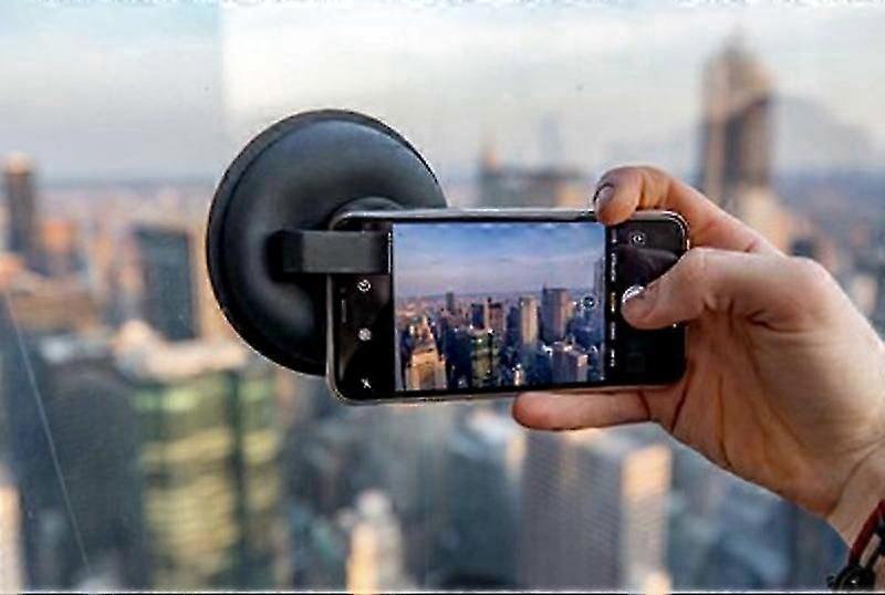 Anti-Reflection Camera Lens Hood for Smartphone Glass Window Photography Compatible with iOS and Android Devices