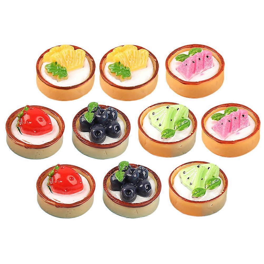 Mini Fake Cake Artificial Cake Model for Decor with 54Pcs Set
