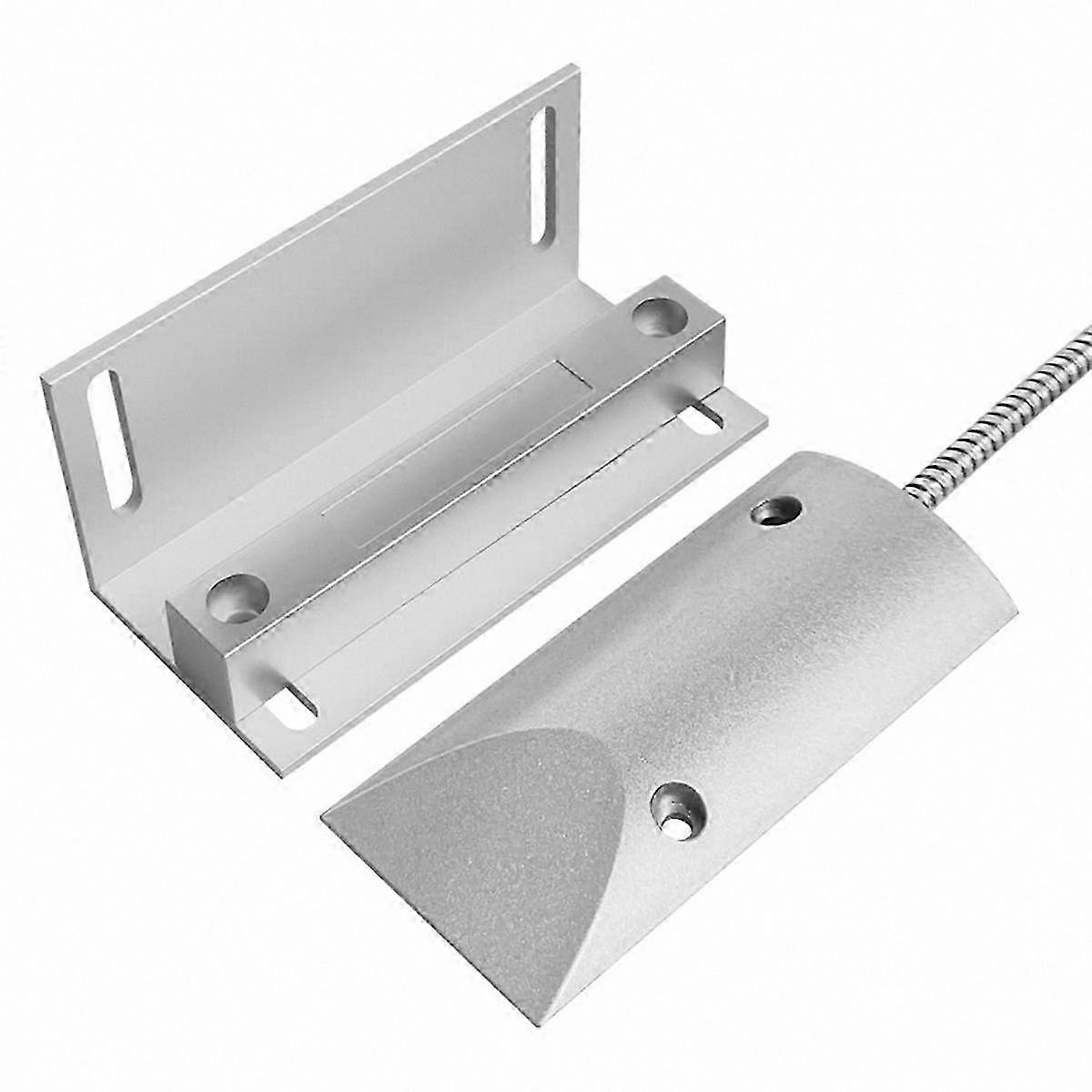 Overhead Garage Door Magnetic Switch Alarm Sensor with L Bracket Contacts