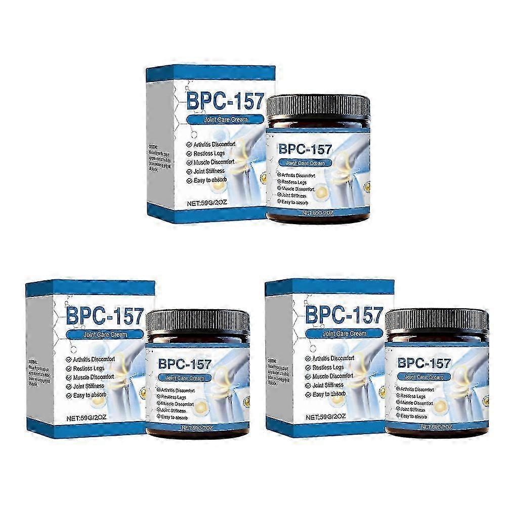 3X BPC-157 Advanced Joint Pain Relief Massage Oil Fast-Acting Formula for Post-Workout Recovery, Supports Joint Comfort