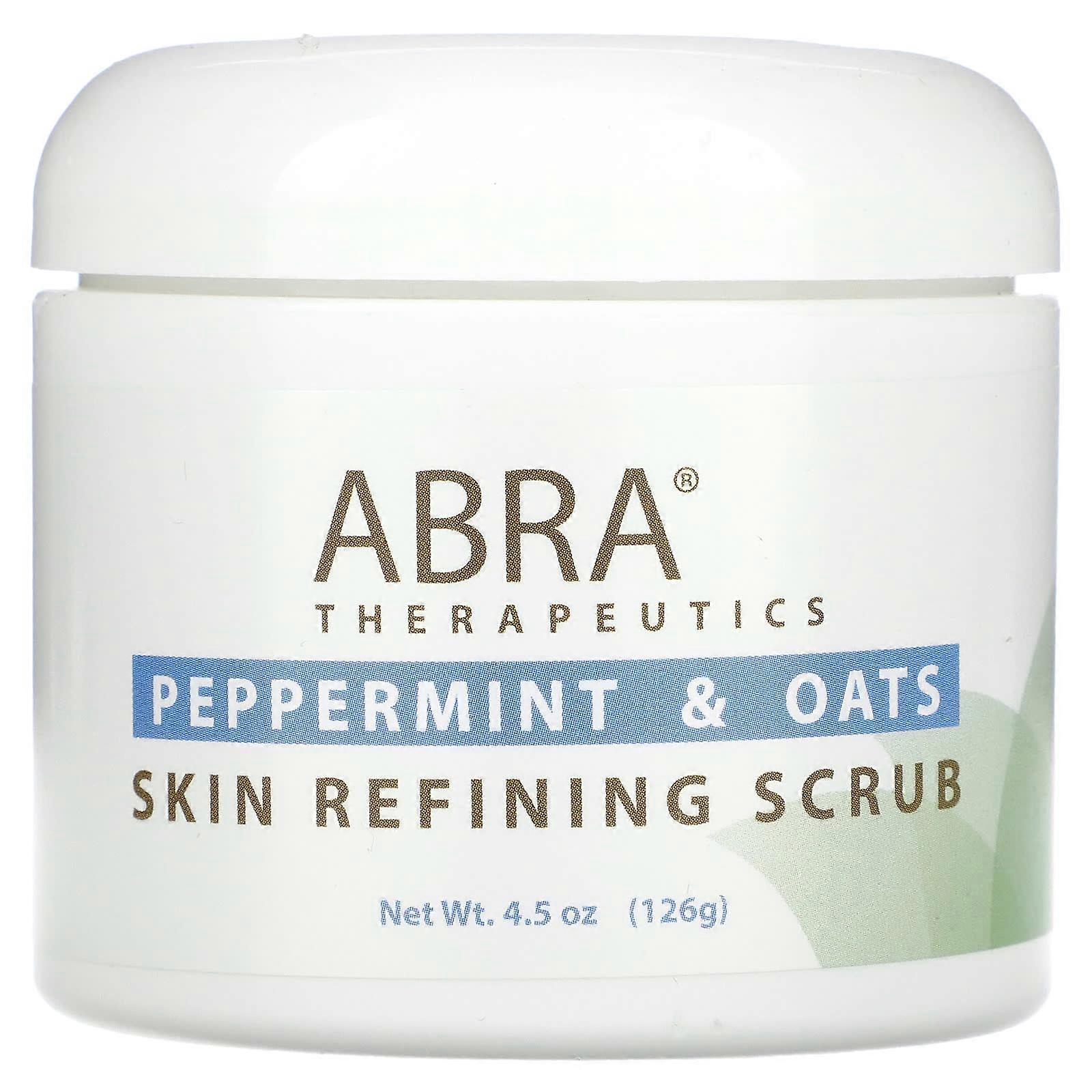 Skin Refining Scrub, Peppermint and Oats, 4.5 oz (126 g)