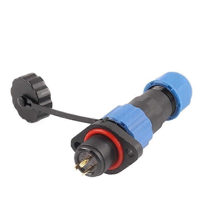IP68 Waterproof Connector MaleFemale Socket Welding Type Outdoor Wire Cable Flange 7P