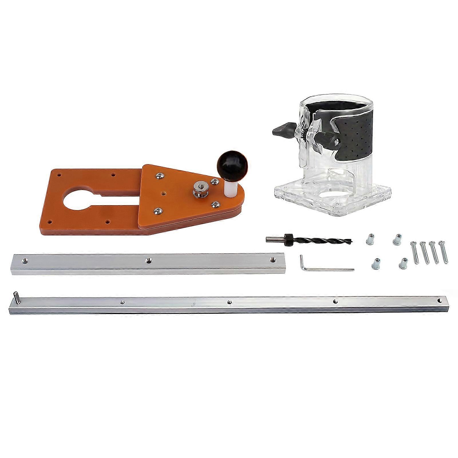 1Set Long Circle Guide Kit Router Circle Cutter Jig For Cutting/Routing Small and Large Circles From 2cm To 140cm Diameter jig