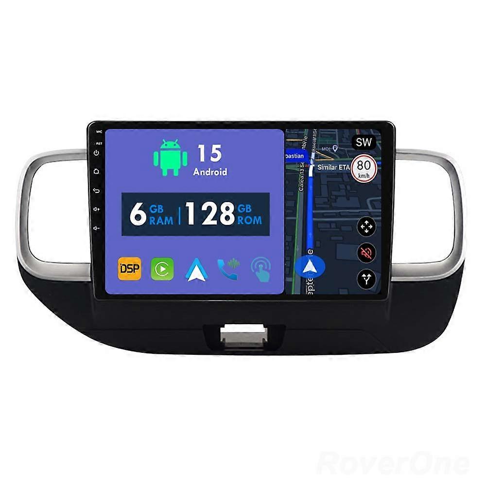 Car Radio 6G+128G CarPlay GPS Navigation Head Unit for Hyundai Venue 2019 2020 Android Auto Bluetooth Stereo Touch Screen