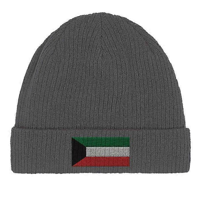 Kuwait Flag Bonnet in Grey