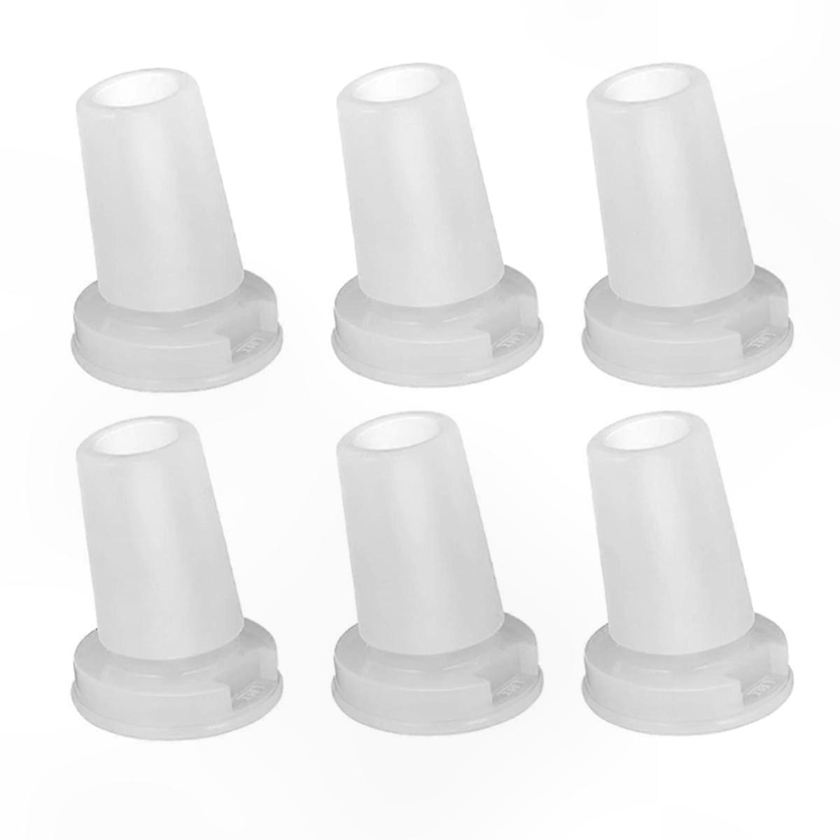 6-Pack Silicone Bite Valve Replacement for Water Bottles
