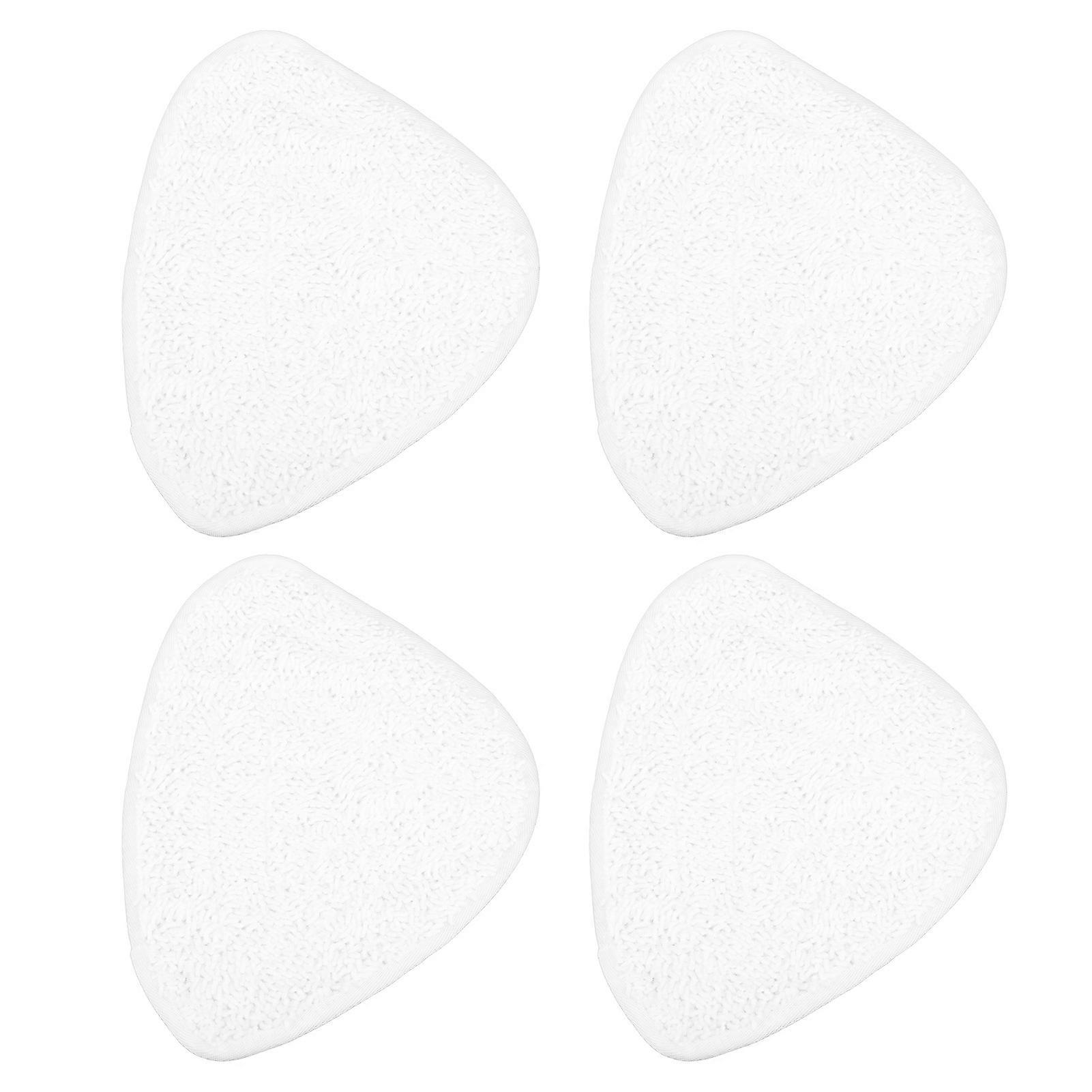 4Pcs Steam Cleaning Machine Pad Microfiber Washable Strong Water Absorption Fast Drying Mop Pads for Vileda