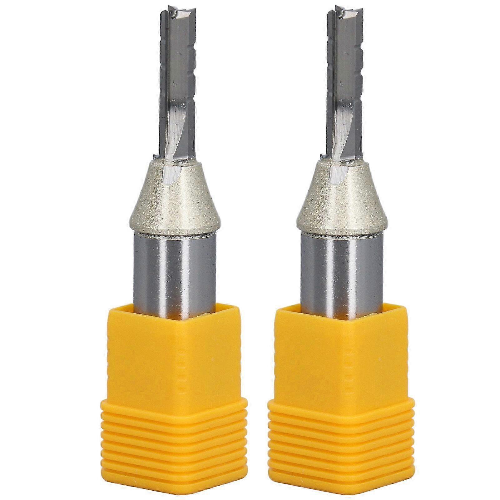 High-Performance 1/2 Inch 3 Flutes Woodworking Drill Bits 2PCS Set