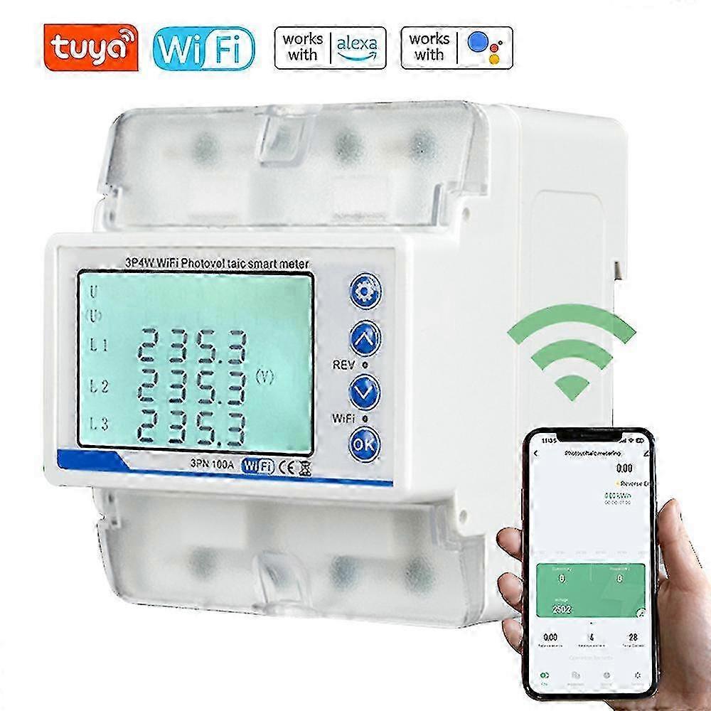 2025 Tuya Wifi 3p4w Photovoltaic Meter Three Phase Reclosure Switch