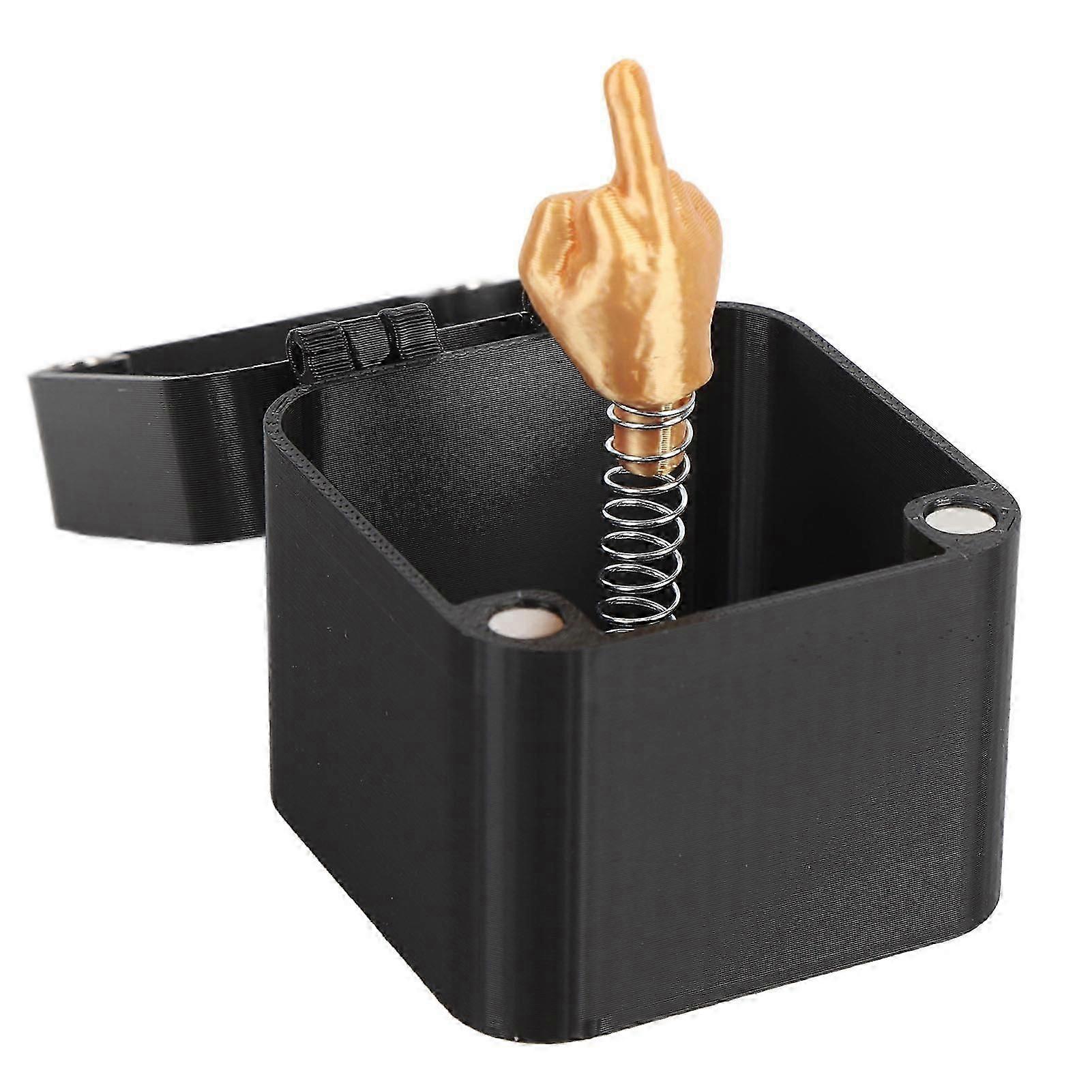 Lustige Pop-up-Box mit Mittelfinger für Erwachsene, Schreibtischdekoration