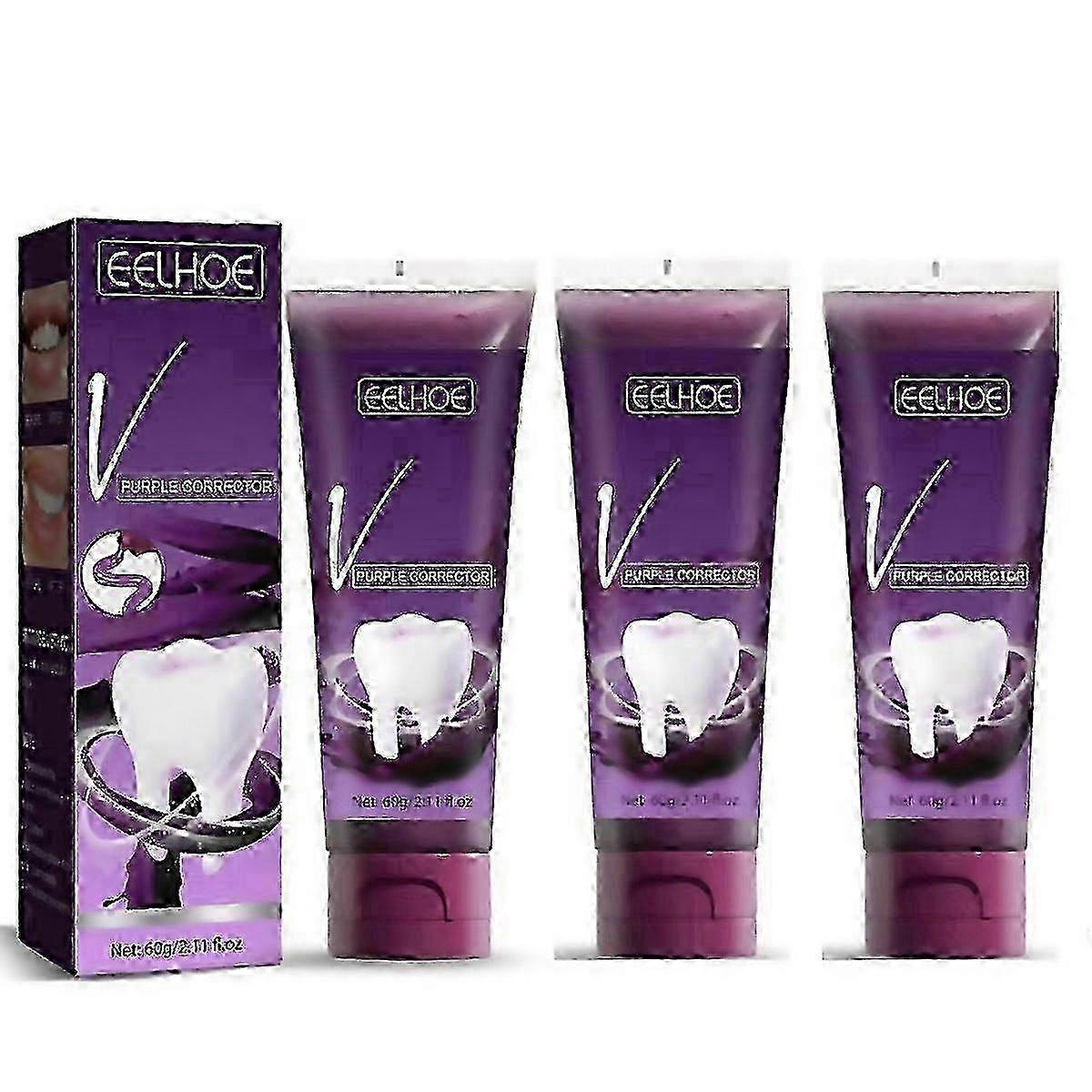 For 3pcs V34 Toothpaste Mousse Teeth Cleaning Whitening Toothpaste Teeth Removing Tooth Stains Oral