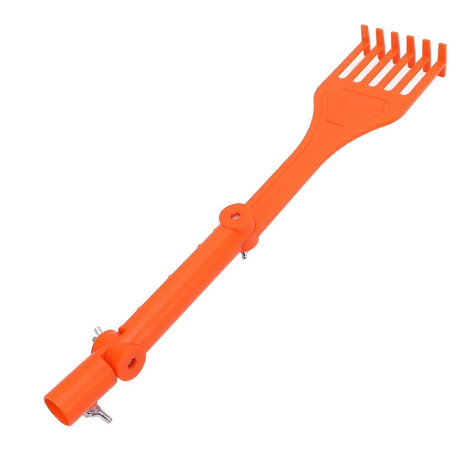 Gutter Cleaning Tool Multifunctional ABS Rotatable Handle Rake for Roof Hard to Reach Areas Leaf Rem