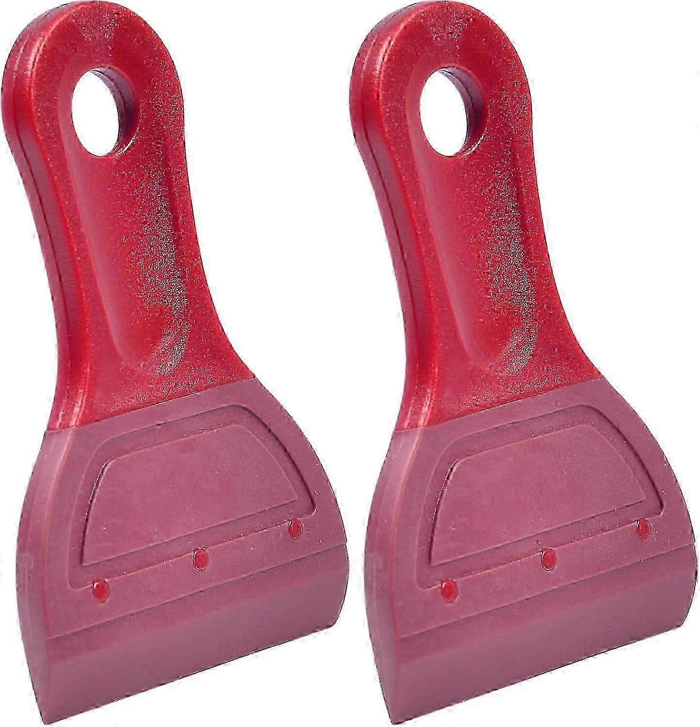 Pack of 2 Extra Small Squeegee Soft Rubber Blade 2 Inch Mini Size for Screen Printing, Chalk Paste or Ink, Self-Adhesive Vinyl, Desktop Screen Cleanin