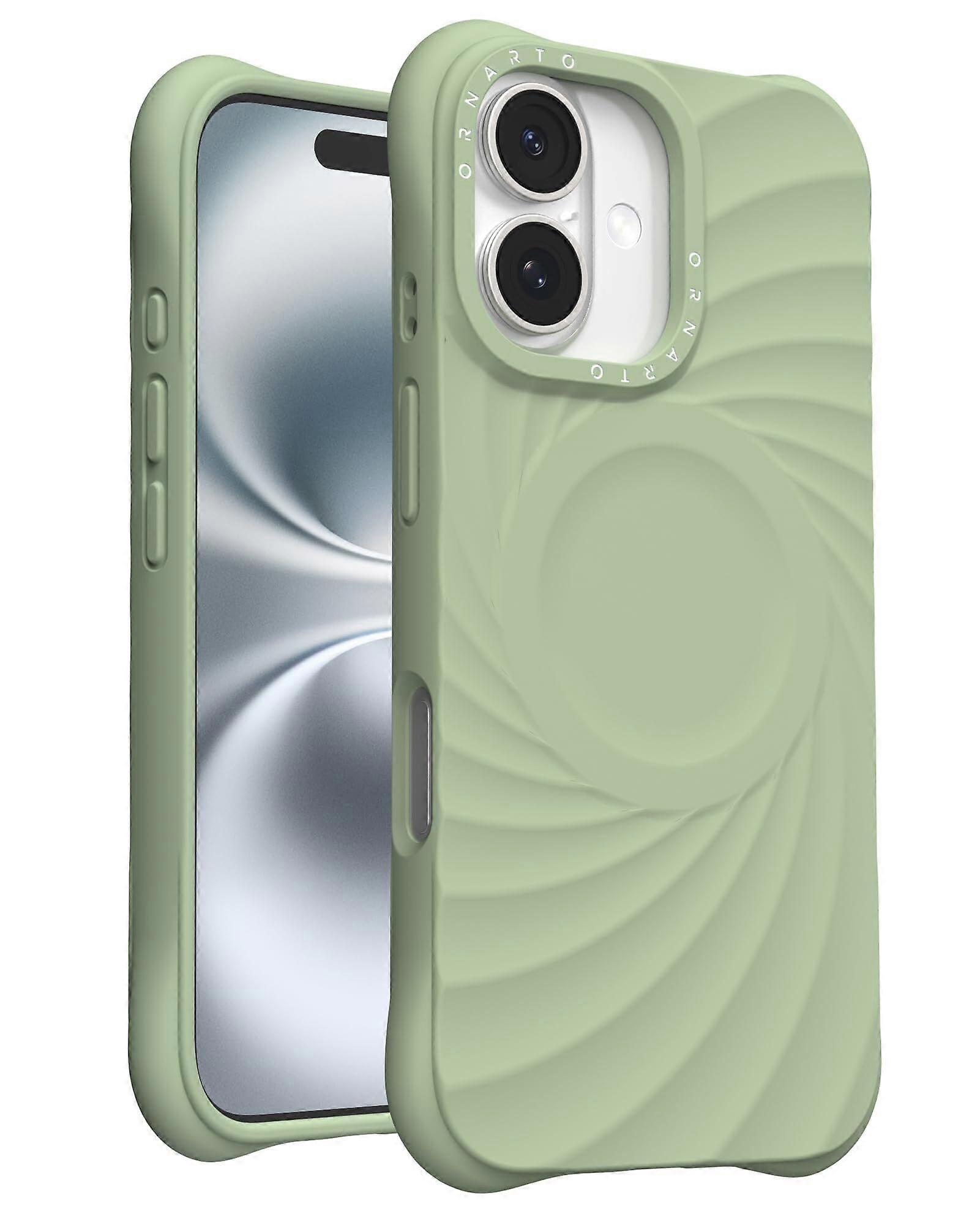 Compatible with iPhone 16 Pro Max Case 6.9" | 2X MIL-STD Drop Protection | Compatible with MagSafe | Sleek Liquid Silicone Cover - Azure