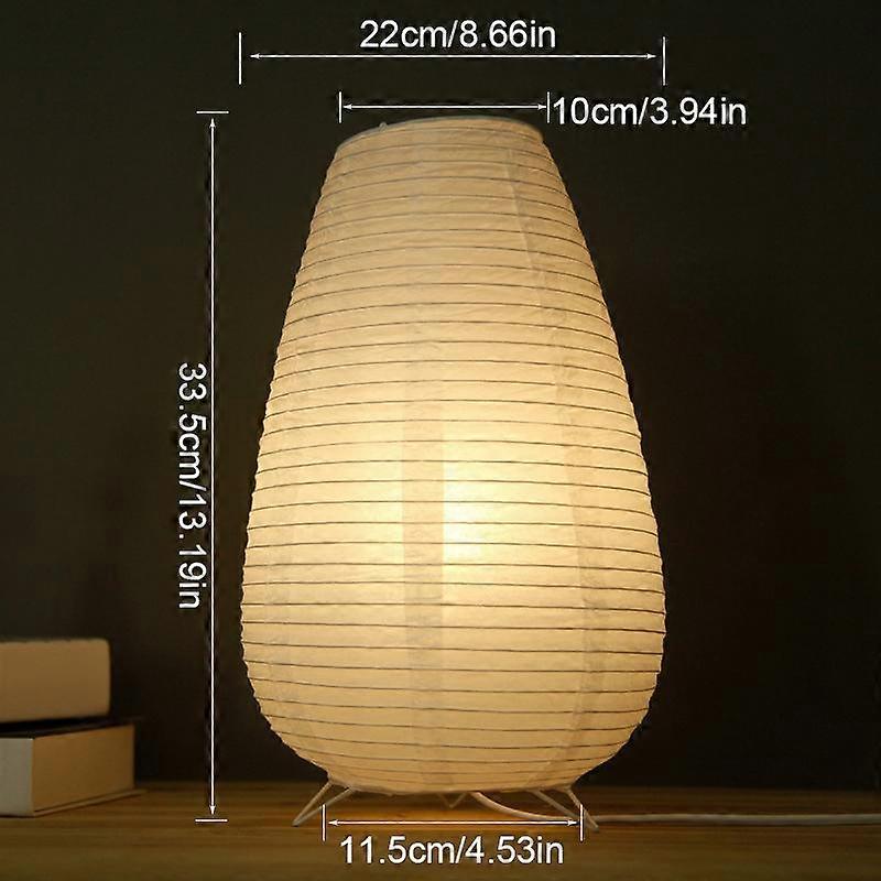 1PC Modern Bedside Night Light Paper Lantern Table Lamp Creative Handmade Lampshade Portable Lantern Light