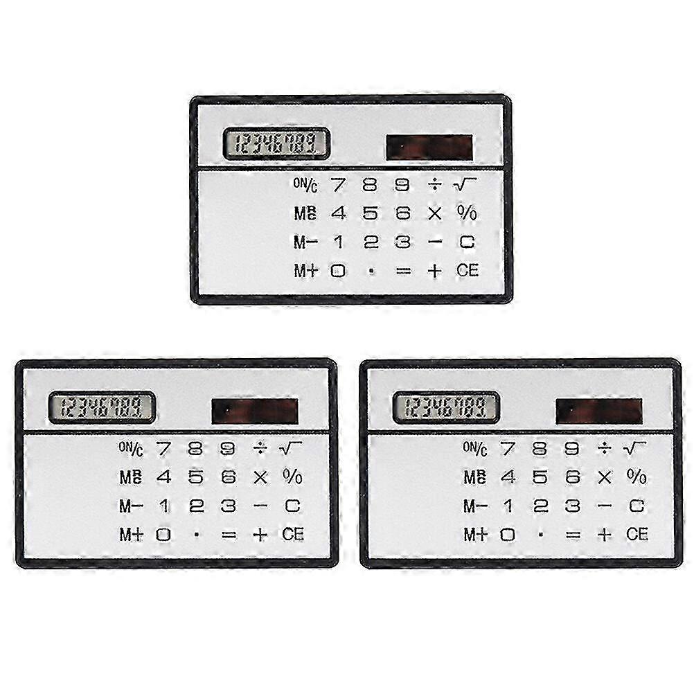 1 Set Mini Calculators Ultra-thin Calculator Portable Calculating Tool