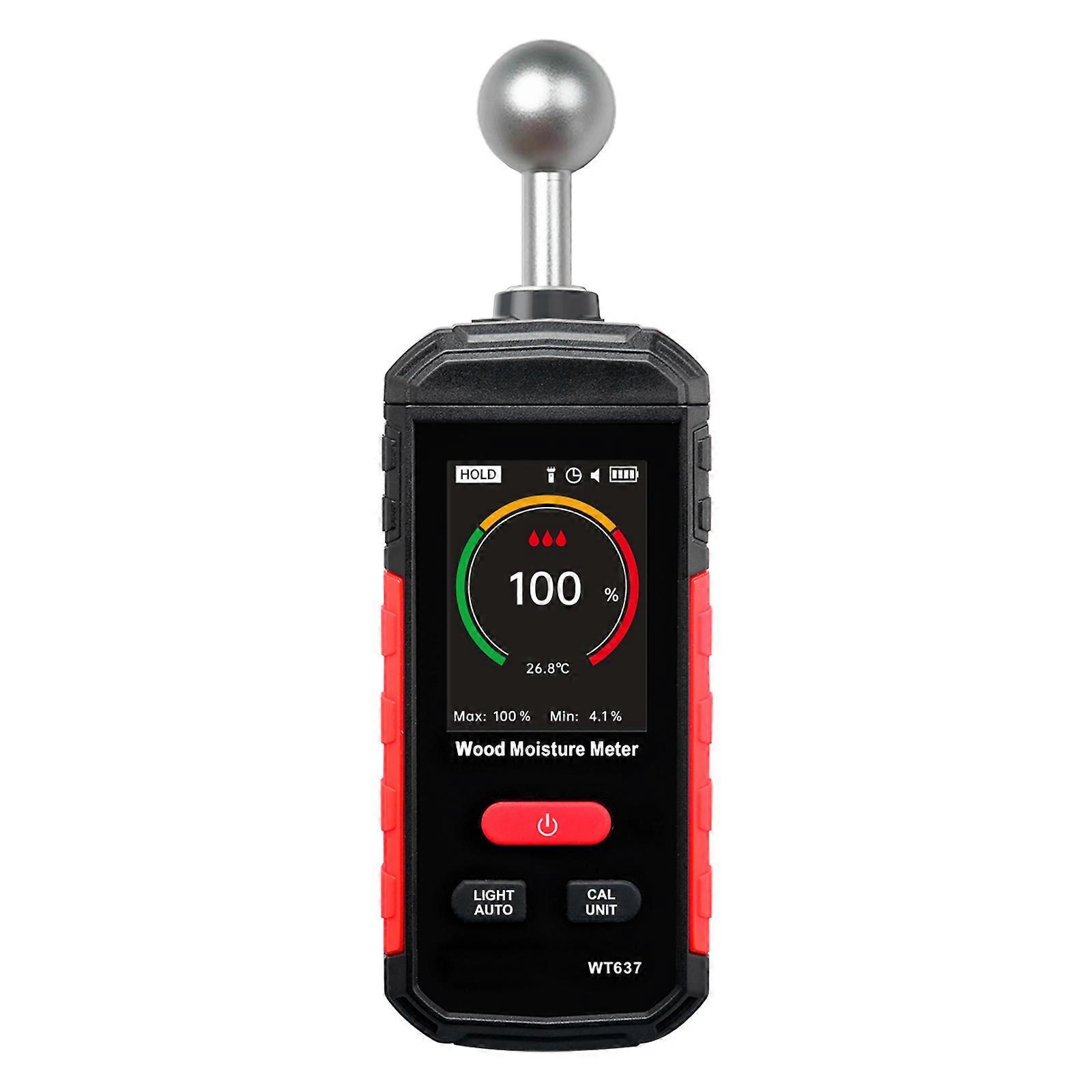 Professional Humidity Detector For Building Wooden Wall Flooring Featuring None Invasive Scanning Customizable Alerts Multicolor