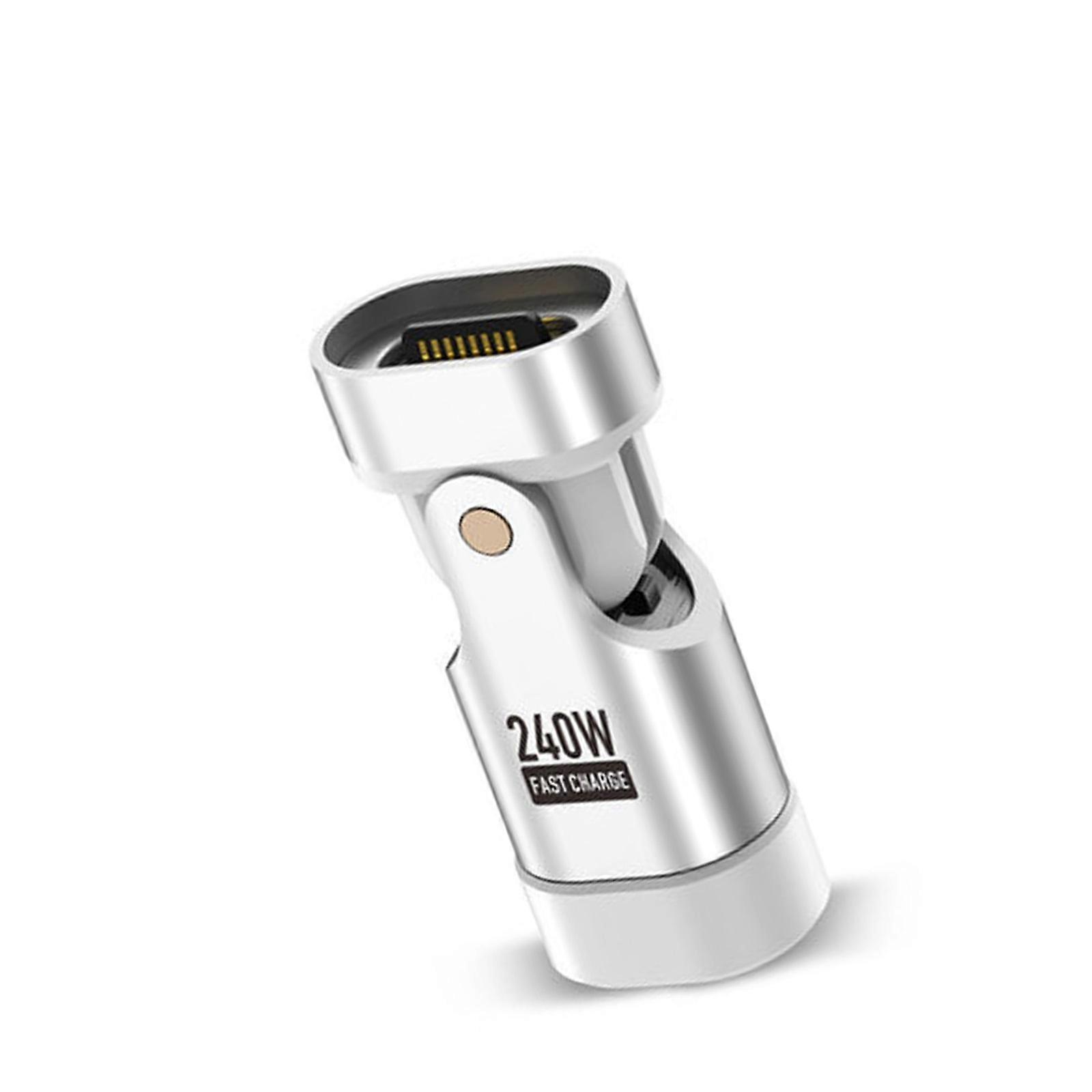 Magnetic Type C Fast Chargers Adapter 240W Fast speed Data Sync Aluminum Alloy Construction Multicolor
