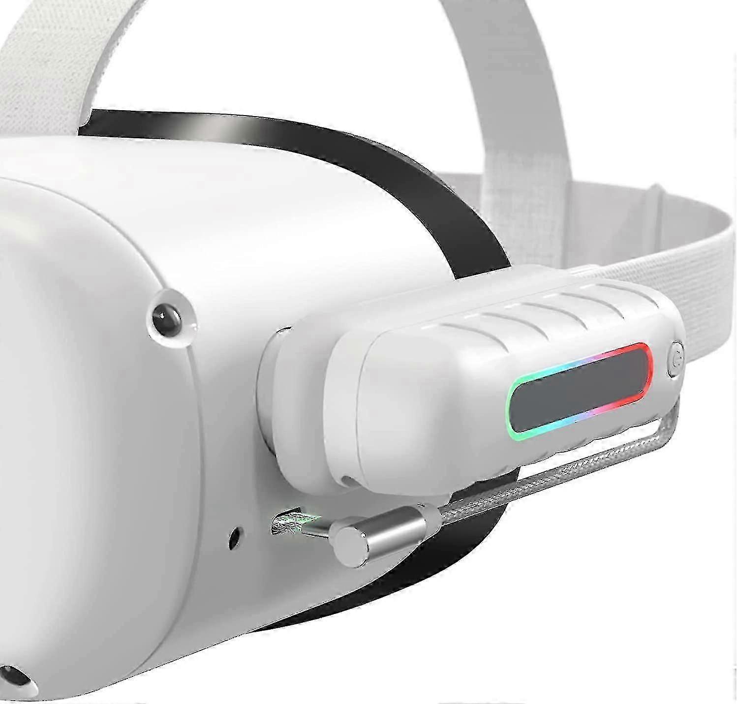 حزمة البطارية ل Oculus Quest 25000 مللي أمبير خفيفة الوزن المحمولة VR الطاقة الممتدة 2.5 ساعة وقت التشغيل