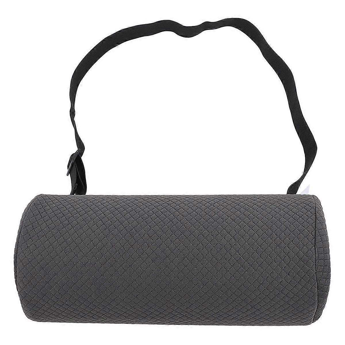 Low Back Lumbar Support, Memory Foam Lumbar Roll Support Pillow for Office, Car, Home Layer Fabric