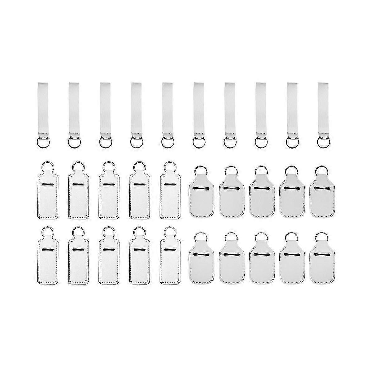 Sublimation Blanks Wristlet Keychain Set Sublimation Blank Set With Sublimation Lanyard Lipstick Ho