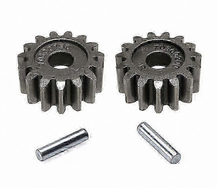 2-Pack Lawn Mower Drive Sprocket with 15 Teeth and Driver Pins, Compatible with Most Models, Durable Replacement Parts for Garden Equipment Maintenanc