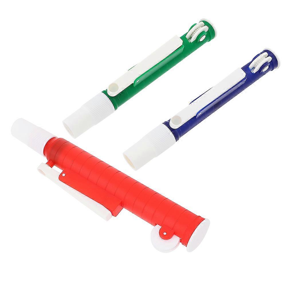 3pcs Manual Laboratory Instrument  Pipette Pump Dropping Pipette Pipette Filler Pump Labs Tool Pipette Pumps Pipette Filler Pipette Pump