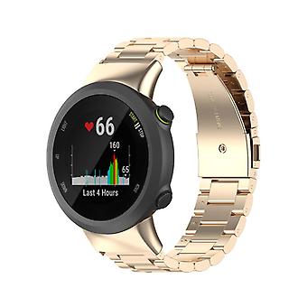 Cinturino In Acciaio Inossidabile Per Garmin Forerunner 45 / 45S / Swim 2 - 190x18,2mm - Nero - 3
