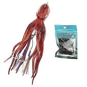 Fishing Squid Bait Artificial Spray Ink Design Red 300g Lure Fishing Octopus Lure for Sea Fishing Ac
