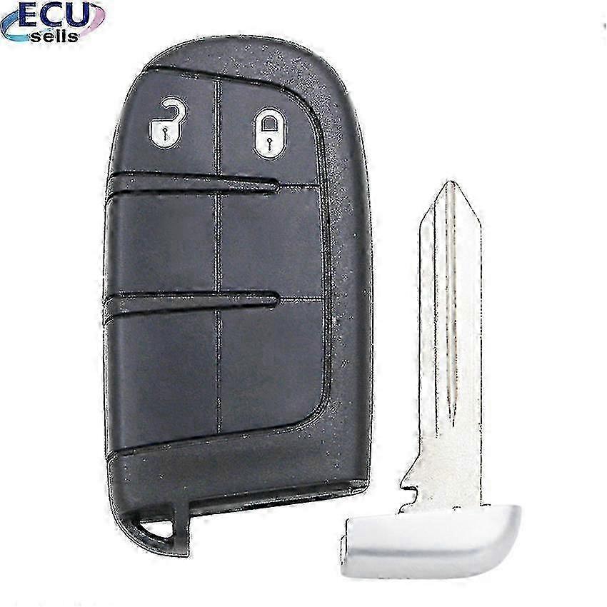 e New Keyless Smart Remote Key Case For Chrysler Dodge Journey 2011-2015 2 Buttons +blade Key Shell Fob