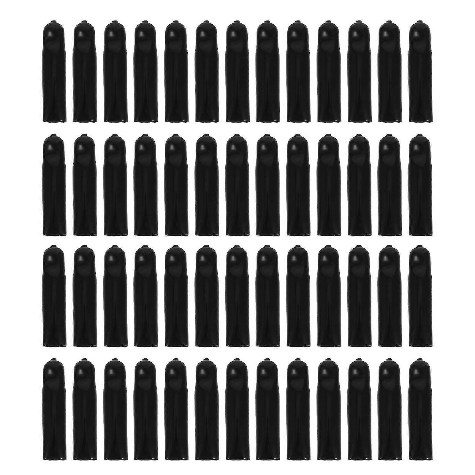 Pour Spout Caps Black Covers for Dust Protection 50Pcs