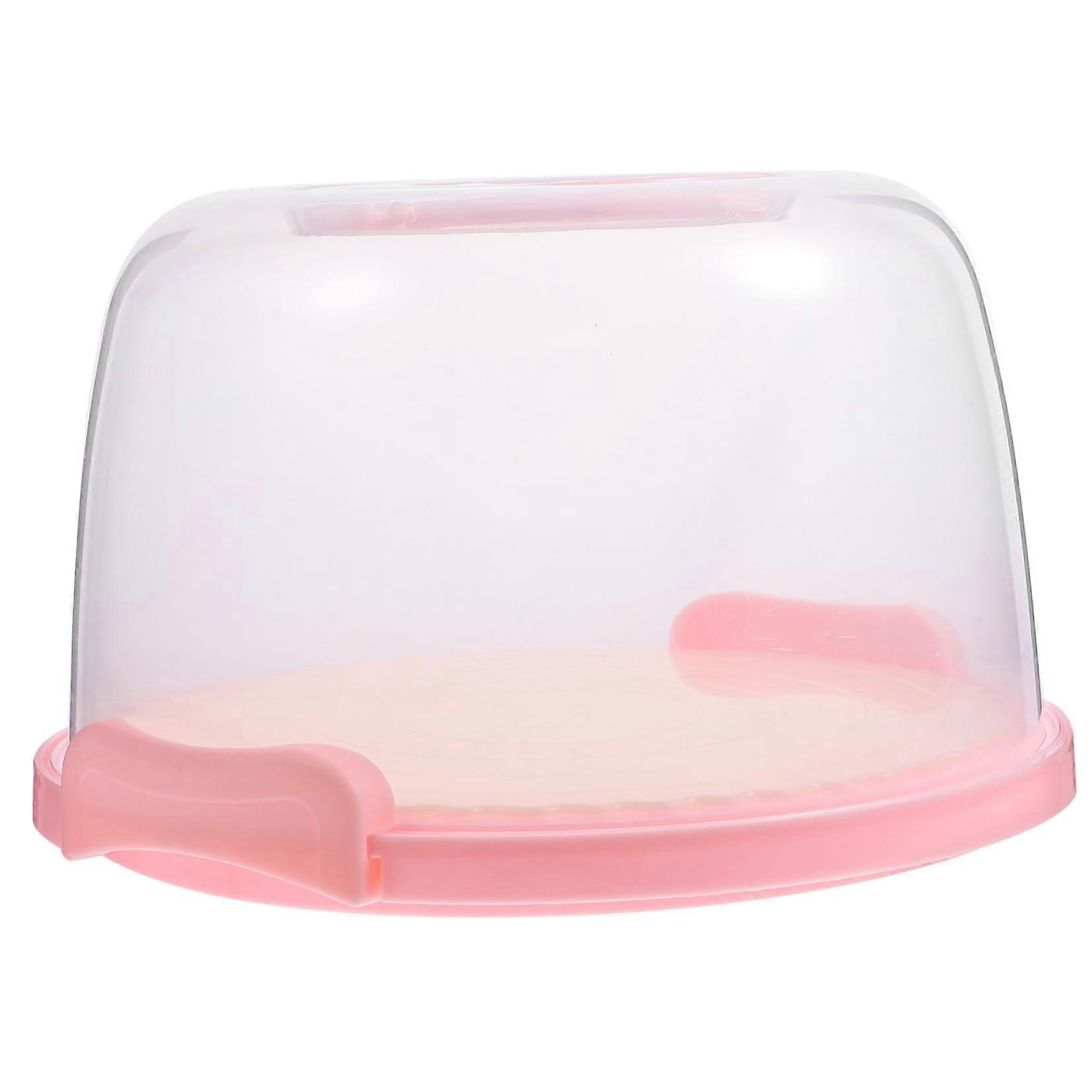 Cake Carrier for 8 Inch Cakes with Leakproof Seal and Clear Lid Durable Plastic Storage Box