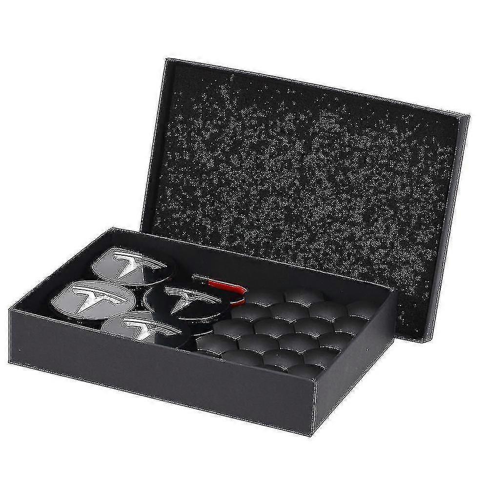 Teslan pyöränkorkkisarja Keskinavan korkkisarja Pyöränmutterisuojus Navan suojus Model Y Mode 3 Mode S Mode X -autolle