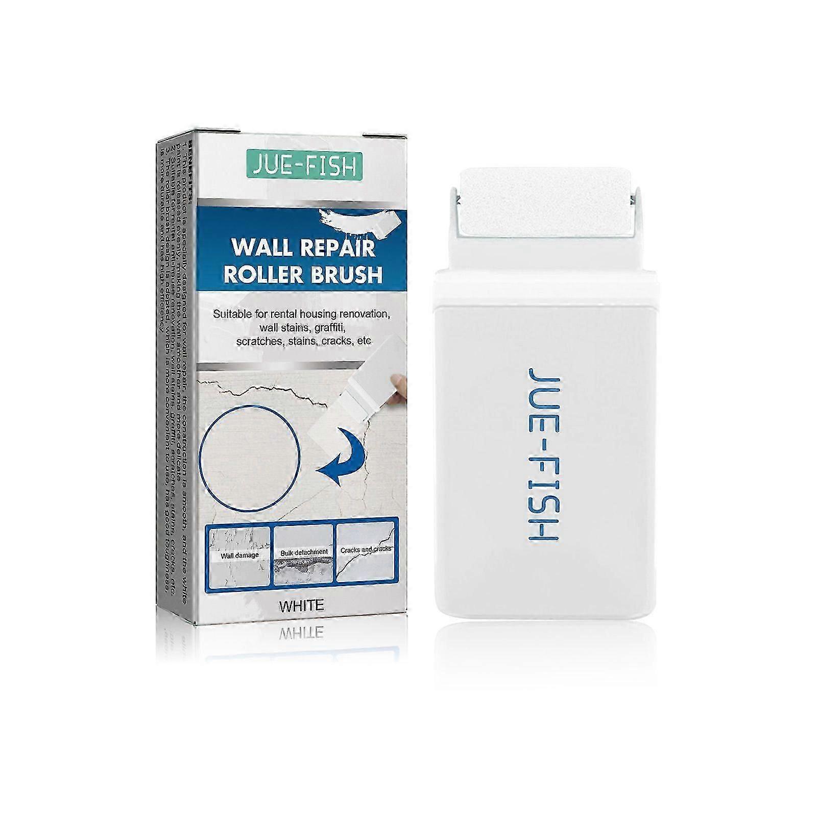 wall repair roller brush contains paint and essence