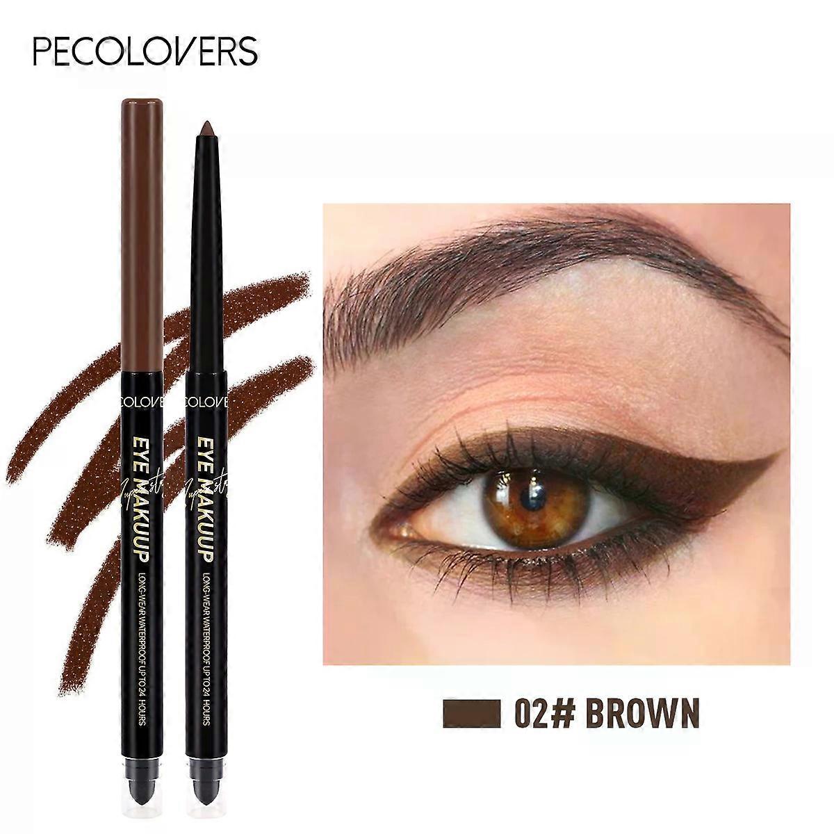 1PC Waterproof, Color-developing, Double-headed Eyeliner Pen, Essential Eye Makeup Tool for Daily Use