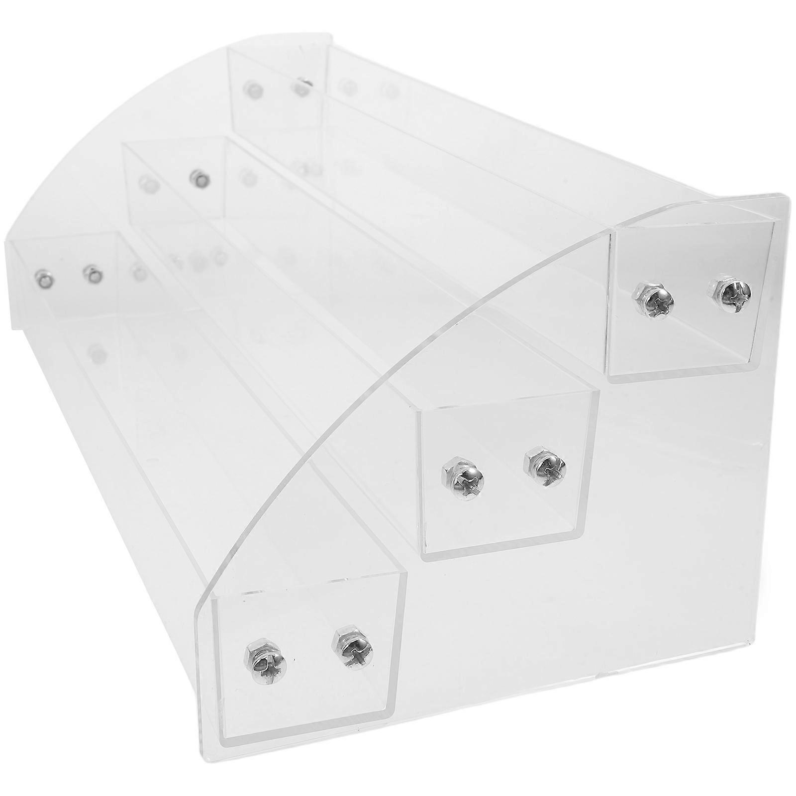 Perfume Display Clear Riser Organizer for Displaying 1 Piece Transparent Stand