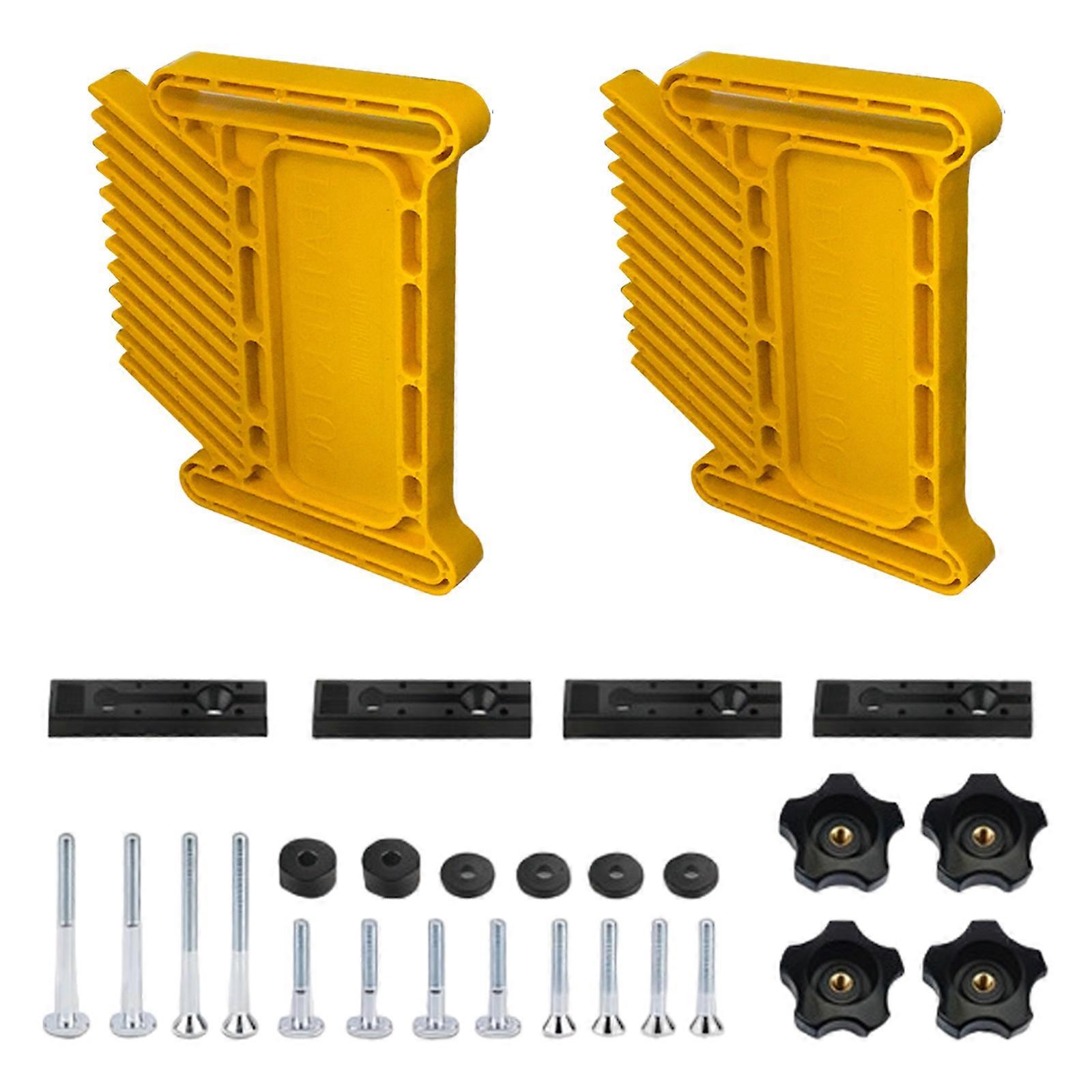 Featherboard Table Sawing Accessories Board Adjustable Device Table Sawing for Stationary Electric Cutting Tool Router Tables  Yellow