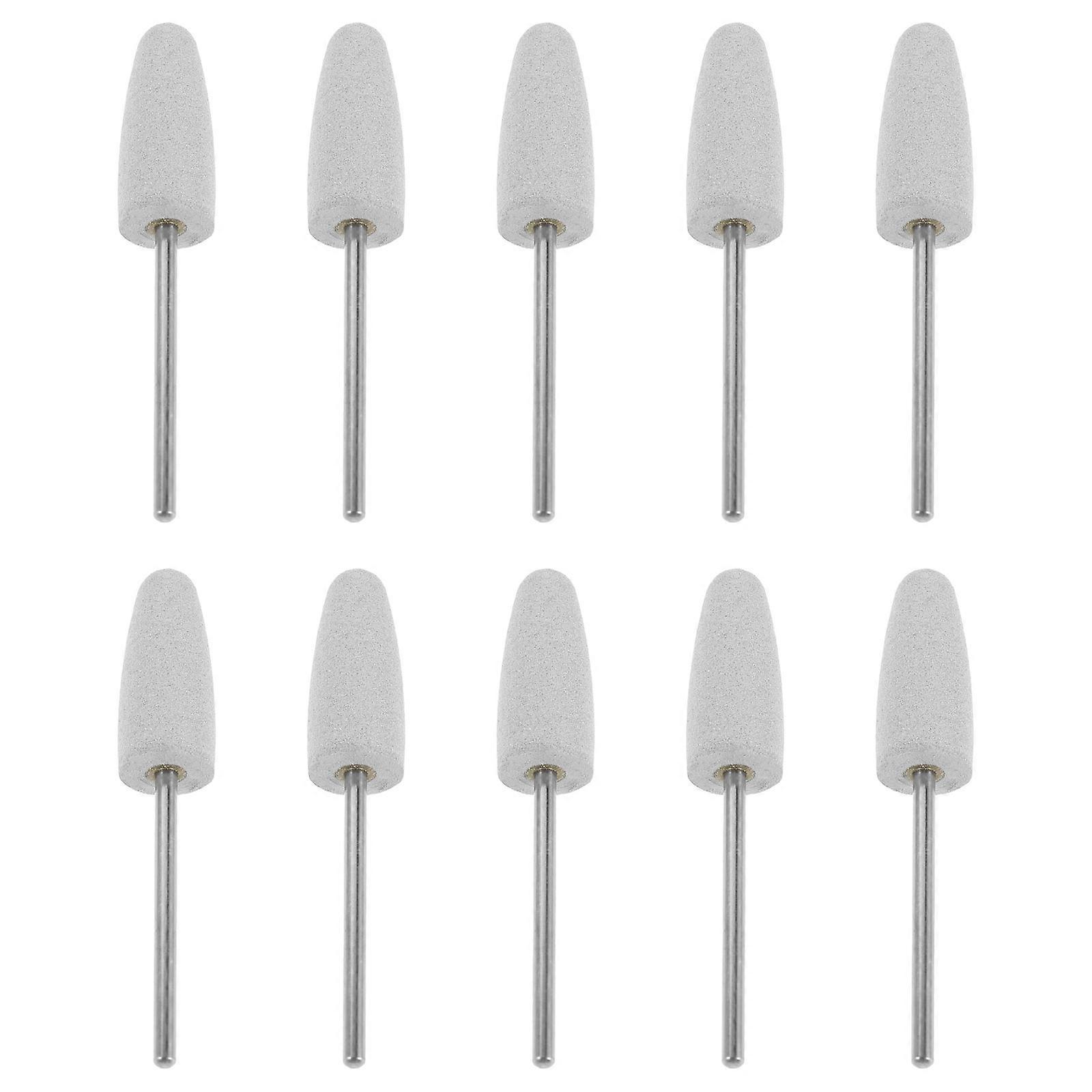 20Pcs Silicone Nail Drill Bits Set for Nail Shaping Rubber Drill Attachments
