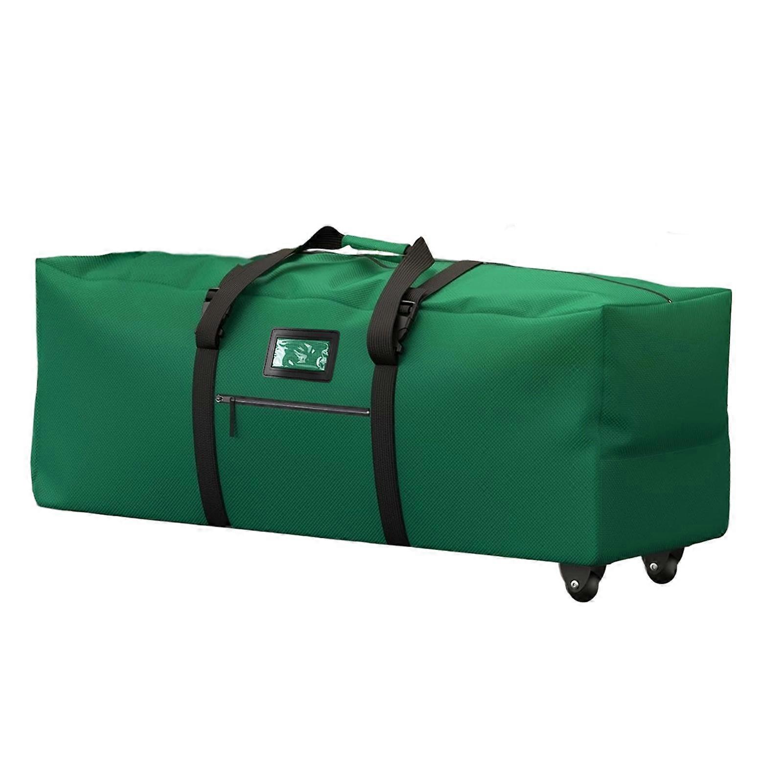 Rolling Christmas Tree Bag Carrier Versatile Adjustable Buckles Dustproof