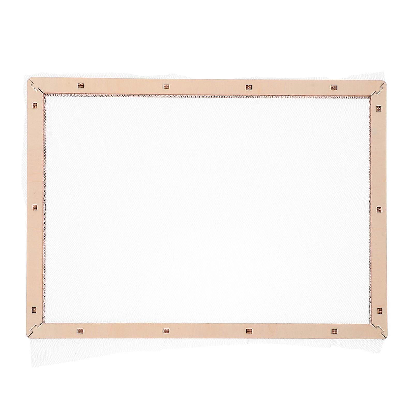 Papermaking Mold Frame Wooden Paper Making Screen for DIY Craft