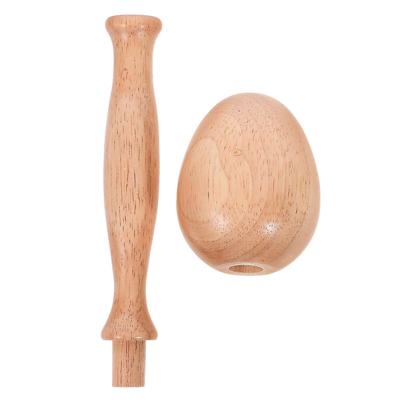 Multi-Functional Wooden Darning Egg for Sock Sewing Supplies 2Pcs Tool